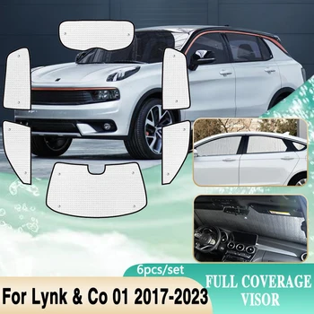 Солнцезащитные козырьки для Lynk & Co 01 CX11 2017 ~ 2023 Автомобильные Аксессуары Лобовое Стекло Солнцезащитный Козырек 2018 2019 2020