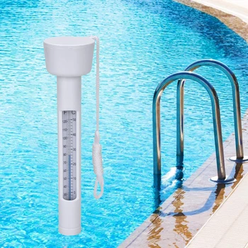 Плавающий термометр для бассейна, инструмент для измерения температуры воды в рыбных прудах