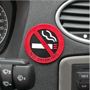 1шт Предупреждение Не Курить Логотип Автомобильные Наклейки для BMW E46 E39 E38 E90 E60 E36 F30 F30 E34 F10 F20 E92 E38 E91