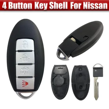 1 шт. Сменный чехол для автомобильного дистанционного смарт-ключа ABS с лезвием для Nissan Altima Maxima Murano 2007-2014