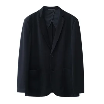 7021-2023 Осенне-зимний новый продукт, мужской костюм, деловой, повседневный, простой, в сетку, одинарный западный жакет, мужское верхнее пальто