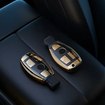Модный ABS Автомобильный Чехол Для Дистанционного Ключа Чехол-Накладка Брелок Для Mercedes Benz A B C E R Class GLS GLA GLK GLC CLS CLA AMG W204 W205 W212 W46