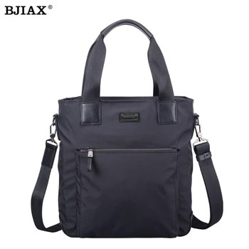 BJIAX Корейская Мужская сумка Macbook, деловая сумка, вертикальная повседневная сумка через плечо, мужская сумка из ткани Оксфорд