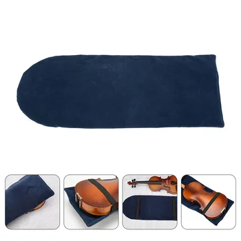 1 шт. скрипичный защитный чехол для скрипки, замшевая скрипка (темно-синий)
