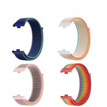 Модный Нейлоновый Тканый Ремешок с Петлей для Часов Xiaomi 8Pro Smart Band Регулируемый Браслет-Цепочка для Mi Band 8pro