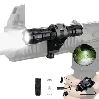 1200LM Красный / Зеленый / Белый Свет LED Охотничий Страйкбол 501B УФ-Фонарик Scout Tactical Light Открытый Винтовочный Пистолетный Фонарь