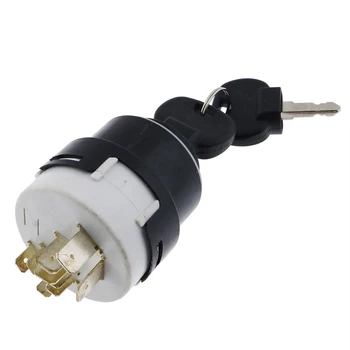 10-контактный выключатель зажигания для погрузчиков JCB Поставляется с дополнительным ключом 701/80184, запчасть для идеально работающего экскаватора