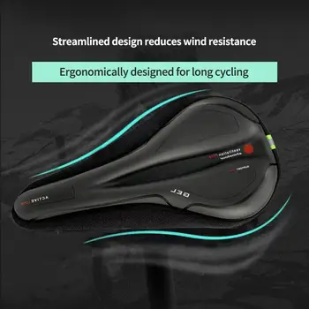 Чехол для велосипедного сиденья с мягкой водонепроницаемой поверхностью из силикагеля, гладкий Чехол для велосипедного седла для езды на велосипеде