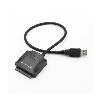 Кабель-адаптер Sata USB 3,0-конвертер Sata 2,5/3,5 Дюймов Жесткий диск для жесткого диска SSD USB3.0-кабель Sata, без вилки