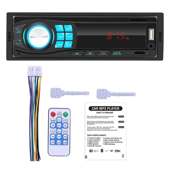 Bluetooth-совместимое радио Автомобильный AUX-IN MP3-плеер USB Авто Стерео Приборная панель FM Музыка Стерео-Электроника Сабвуфер