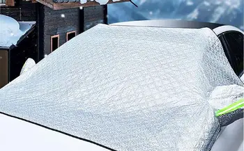 Снежный покров для лобового стекла автомобиля, водонепроницаемый, Утолщенный, Морозостойкий, Защита стеклоочистителей и зеркал, Наружные чехлы для снега