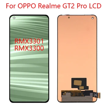 Amoled Черный 6,7 Дюймов Для OPPO Realme GT2 Pro RMX3301 RMX3300 Замена ЖК-дисплея С Сенсорным Экраном Digitizer В сборе
