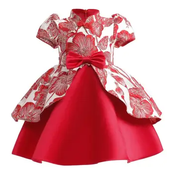 Платья Чонсам для маленьких девочек, новое модное платье Ципао, детский праздничный костюм в китайском стиле, летняя элегантная одежда для девочек 2-10 лет