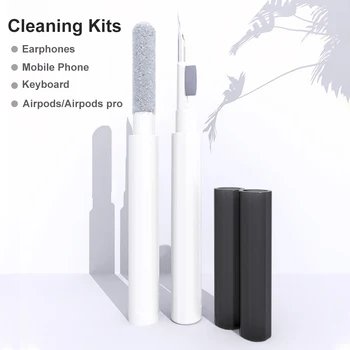 Чистящая Ручка-Щетка Для Airpods Pro 3 2 Комплекта для Чистки наушников Bluetooth Наушники Чехол Очиститель Инструменты для iPhone Xiaomi Наушники