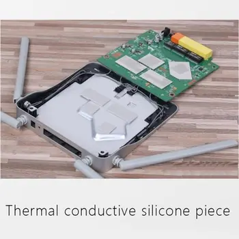 E9LB 6,0 Вт Термопластичная прокладка для охлаждения радиатора GPU CPU, проводящая силиконовая прокладка, 3 шт./компл.