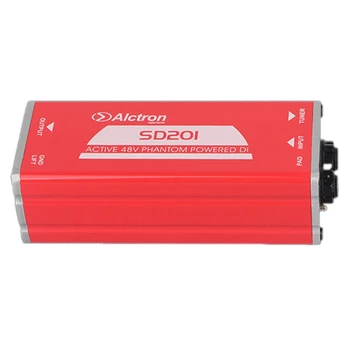 Alctron SD201 Active DI Box Impedance Transformation DIBOX Профессиональные сценические эффекты Direct Connect Box