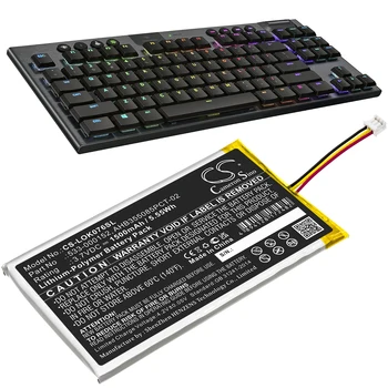 Аккумулятор для клавиатуры и мыши Logitech 533-000152 533-000204 AHB355085PCT-02 L/N: 2012 G913 G913 TKL YR0076 G915 G915TKL 1500 мАч