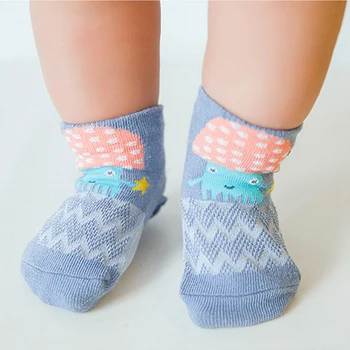 5 пар детских носков с мультяшными животными, милые и забавные Для самых маленьких, хлопковые детские носки, подарки для младенцев