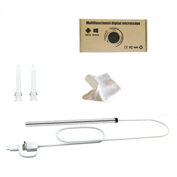 Практичный Эндоскоп 3 в 1 для Чистки ушей диаметром 5,5 мм с 6 светодиодными лампочками