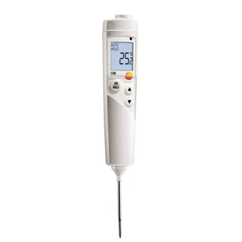 водонепроницаемый цифровой пищевой термометр с термопарой NTC testo 106 с сигнализацией и номером заказа HACCP 0560 1063