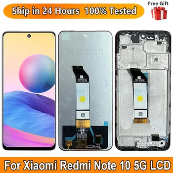 6,5 “Новый Для Xiaomi Redmi Note10 5G ЖК-дисплей С Сенсорным Экраном, Цифровой Преобразователь В Сборе, Замена Для Xiaomi Redmi Note10 5G