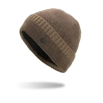 Модная шляпа без полей, удобный и не обтягивающий пуловер, вязаная шапка, плюшевая шапка, универсальная, удобная и нежная. Шерстяная шапка