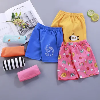 Летние детские шорты, хлопковая одежда для маленьких девочек и мальчиков, повседневные пляжные брюки, домашняя одежда, одежда для маленьких девочек от 0 до 3 месяцев, для девочек