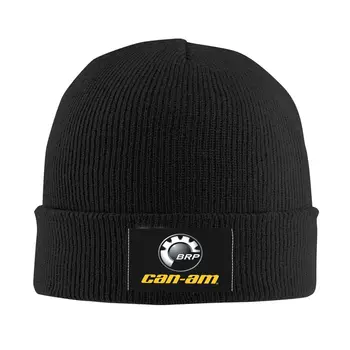 Вязаная шапка с логотипом BRP ATV Can-Am, зимняя шапка-бини, Теплые цветные шапки, Подарки для мужчин и женщин