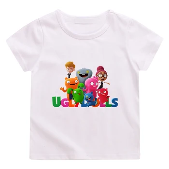 Уродливые Куклы, Милая футболка с графическим рисунком, Футболка для мальчиков и девочек с рисунком Каваи, 100% Хлопок, Высококачественная футболка с круглым вырезом, Повседневная детская рубашка