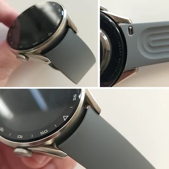 Ремешок с Изогнутым Концом Для Xiaomi Watch S1 Pro/active/mi Silicone Band HUAWEI WATCH 3 Pro New /GT 2 46 мм/Amazfit GTR 4 22 мм