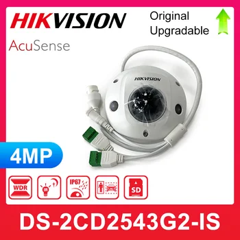Купольная IP-камера Hikvision 4MP Acusense DS-2CD2543G2-ИМЕЕТ Встроенный Микрофон WDR с Функцией обнаружения движения IR30M, Сетевую Камеру видеонаблюдения