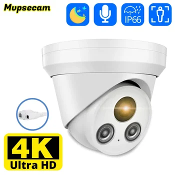 8-Мегапиксельная IP-Камера Видеонаблюдения 4K Outdoor H.265 Smart Dome CCTV Color Night Vision POE Human Detect Audio Record Security IP Camera