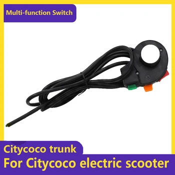 Для электрического скутера Citycoco Ручка переключателя поворота, звуковой сигнал, головное управление, многофункциональный переключатель 