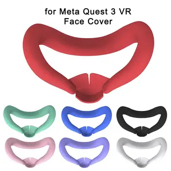 Для Meta Quest 3 Аксессуары Защитная Крышка Объектива Виртуальной Реальности Пылезащитная Против царапин Для Meta Oculus Quest 3 Лицевая Крышка Силиконовый Глаз M B2Q3