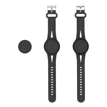 Силиконовый ремешок для детских часов, водонепроницаемый браслет, мягкий протектор для GPS-трекера, легкий браслет для детских часов Apple Air Tag