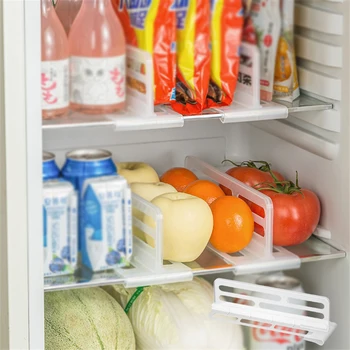 Зажим для разделителя холодильника Холодильник имеет множество применений, свободная регулировка, простота сборки, Прочная полка, регулируемый разделитель, лето