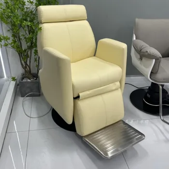 Профессиональные роскошные кресла с откидной спинкой, вращающееся кресло для парикмахера, салон красоты, Спа-салон для макияжа, эргономичная мебель для парикмахерской Cadeira Barbeiro LJ50BC