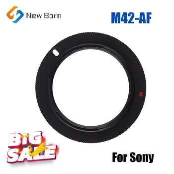 Переходное кольцо для объектива M42-AF M42 с резьбовым креплением Объектива AF Mount для Sony Minolta Alpha a200 a350 A390 A550 A580 A700 a900 DSLR Камеры черный