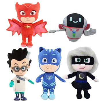 Куклы PJ Masks, наполненные плюшем, игрушки из полипропиленового хлопка, куклы Catboy Owlette, супер мягкие короткие плюшевые украшения для детских подарков на день рождения