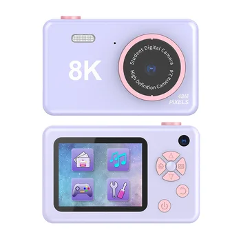 4800W HD 1080P Двойная Камера 8K SLR Цифровая Камера Для Студенческой Видеокамеры Юношеская Спортивная Камера Кампуса Подарок На День Рождения