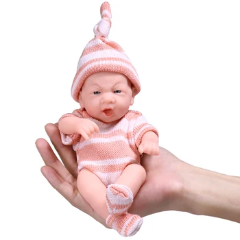 20 СМ Expression Reborn Baby Dolls Body Мягкая Силиконовая Кукла-Зевака Реалистичная Мини-Новорожденная Кукла для Детей, Спящих Игрушек Для Ванной