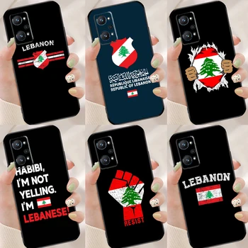 Чехол С ливанским флагом для OnePlus 11 10T Nord 2 3 Lite Realme 10 Pro Plus GT Neo 5 2T 3T C21Y C30 C33 C35 C55