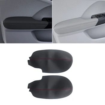 Мягкая кожаная накладка на подлокотник для Acura TSX 2009 2010 2011 2012 2013 2014 2 шт. Отделка панели подлокотника передней двери салона автомобиля