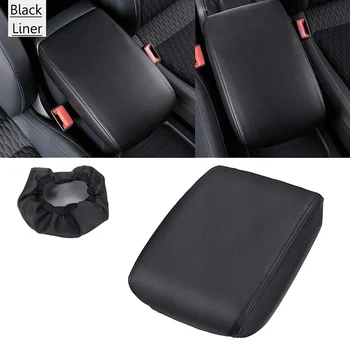 Автомобильная кожаная накладка на подлокотник сиденья центральной консоли, защитный чехол для Tiguan MK2 2016 2017 2018