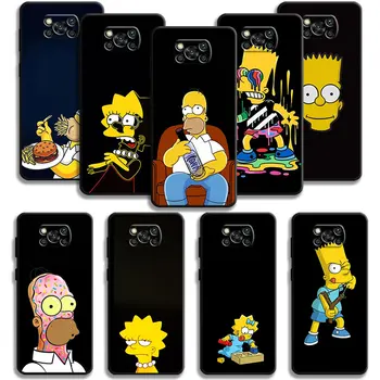 Чехол Simpsons Homer Sit On Sofa Для Xiaomi POCO X3 NFC X4Pro M3 C40 для Mi 12 11 10 10T 8 Note10 Lite 11Ultra 11T Pro F1