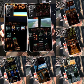 Крутой Чехол для телефона в Кабине самолета Для Samsung Galaxy A12 A22 A32 A42 A52 A52S A72 A54 A34 A24 A14 A73 A53 A33 A23 A13 F5