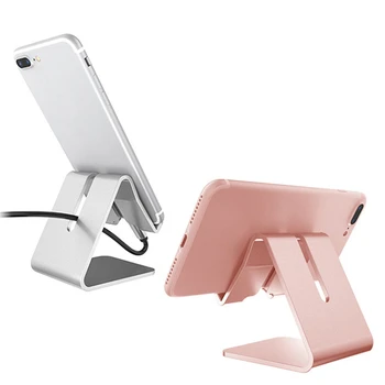 Алюминиевый Металлический держатель для телефона и планшета Настольный Универсальный нескользящий мобильный кронштейн-подставка для iPhone7 8iPad Для SamsungS9