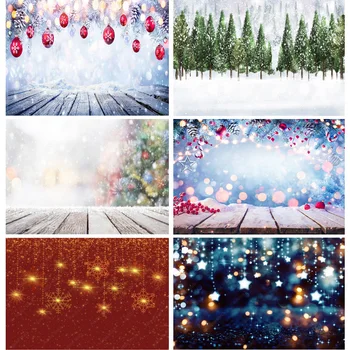 Фон для фотосъемки Рождественской мечты SHENGYONGBAO Снеговик, Рождественская елка, фоны для реквизита фотостудии GBSD-03