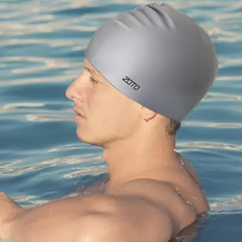 Шапочка для плавания, 1 комплект, удобная в носке, нескользящая Регулируемая шапочка для дайвинга, затычка для ушей, зажим для носа, костюм для подводного плавания