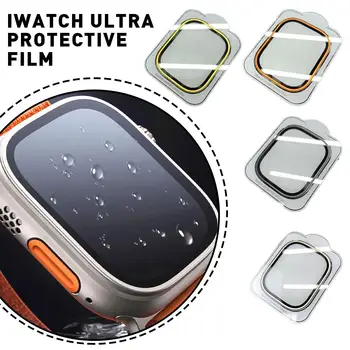 Полнослойная Стеклянная Защитная пленка для Apple Watch S8 Ultra 49 мм, Защита экрана от царапин, Устойчивая к падению Пленка для часов B8I0